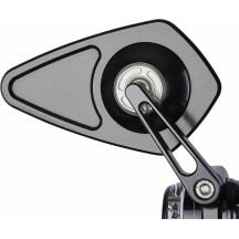 mo.view Blade espejo de extremo de manillar — 100 mm x 60 mm, abrazadera 22 mm / 1 in, negro