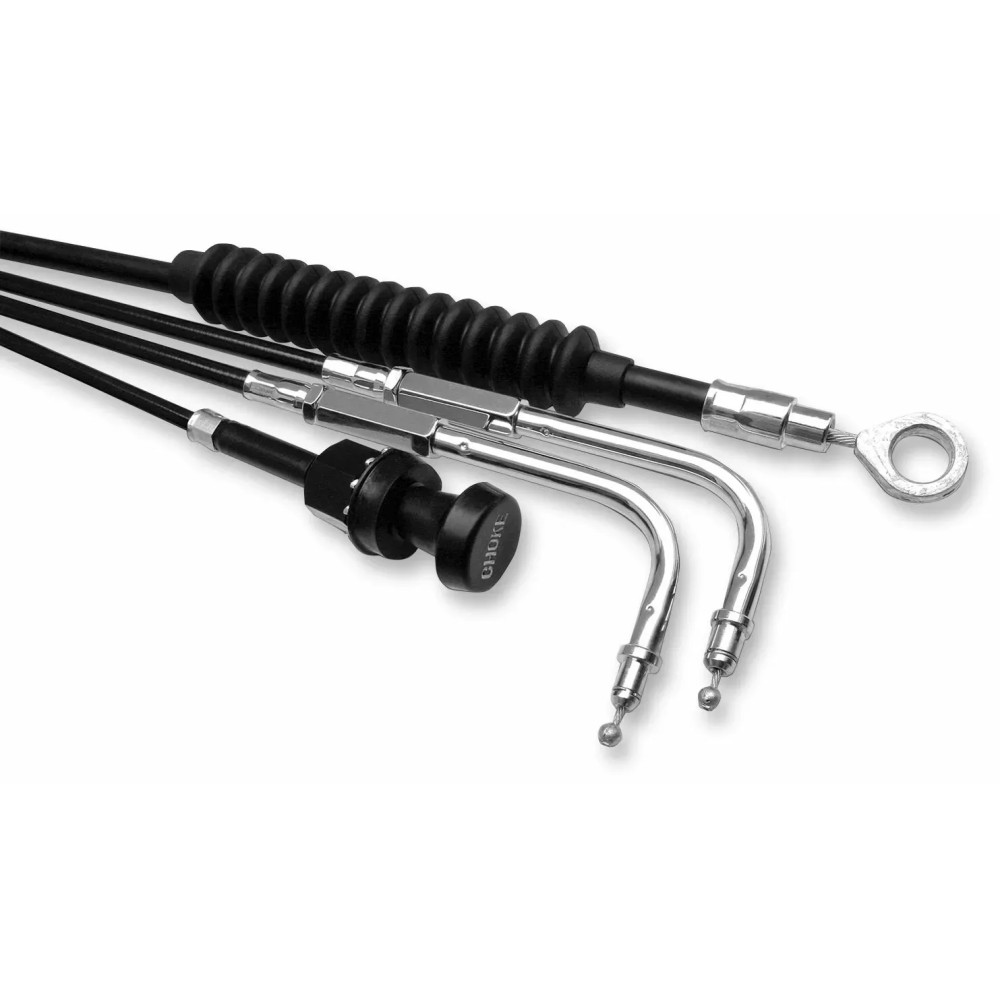 Cable de acelerador — 91 mm (3-5/8") , cable dual, negro