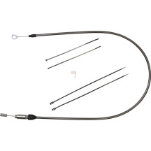 Cable superior de embrague Quick Connect Black Pearl™ — 34" total, 59 mm de recorrido, negro pulido
