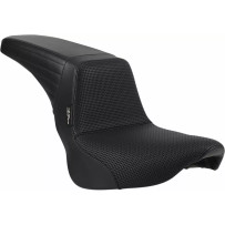 Kick Flip Biker Gel Seat — 2-Up Seat, Black