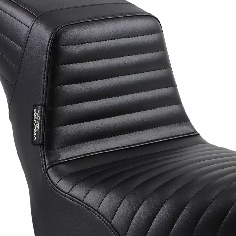 Kick Flip Biker Gel Seat — 2-Up Seat, Black