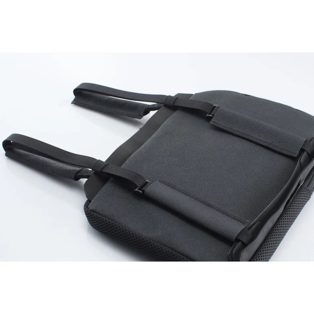 Cojines Traveller — 30,5 cm (12") × 30 cm (11-13/16"), cojín de aire, negro