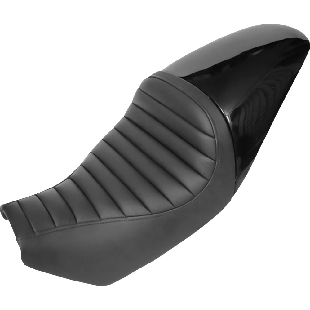 Asiento de Cuero Solo con Guardabarros Completo