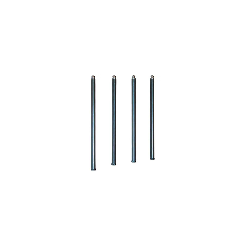 Pushrod Kit Adjustable for 1966–'84 Big Twin with Solid Lifter Adapters — 5.33" cylinder, 7/16" diameter, set of 4