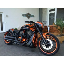 Guardabarros delantero Custom — negro, HD-ROD058