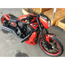 Guardabarros delantero personalizado — Negro, para Harley