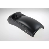 Rear Fender Bobber — Raw finish, Black