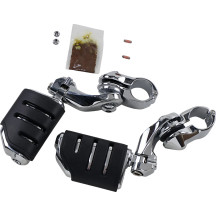 Tour-Tech™ Adjustable Cruise Peg Mounts — 4" (10 cm), Black, Chrome
