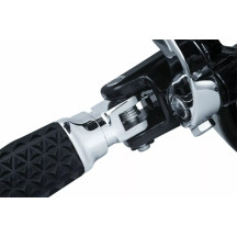 Adaptadores estriados para estribos — adaptador, estriado, cromo, par