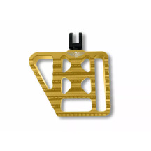 Mini-FloorBoard Footpeg — Pair, Gold