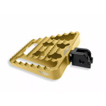 Mini-FloorBoard Footpeg — Pair, Gold