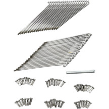 Chrome and Stainless Steel Spoke Set