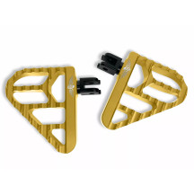 Mini-FloorBoard Footpeg — Gold, Pair