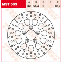 Rotor de freno fijo redondo 250-299mm
