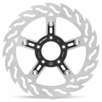 Rotor flotante Serie Custom — 300 mm, 5.0 mm, 5 pernos, 82.6 mm BHC, Negro