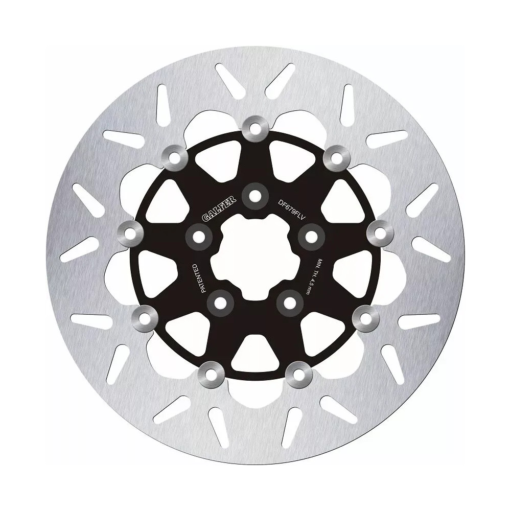 Disco de freno flotante redondo — 292 mm, 5,0 mm, 5 agujeros, Negro