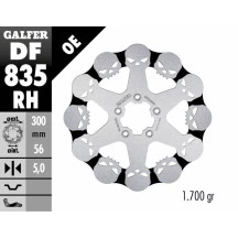 ROTOR DE FRENOS FIJO CALAVERA