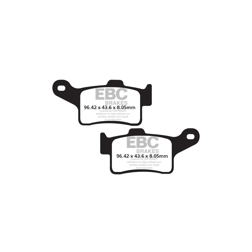 FA Series Organic Brake Pads