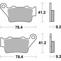 HF Street Ceramic Organic Brake Pads