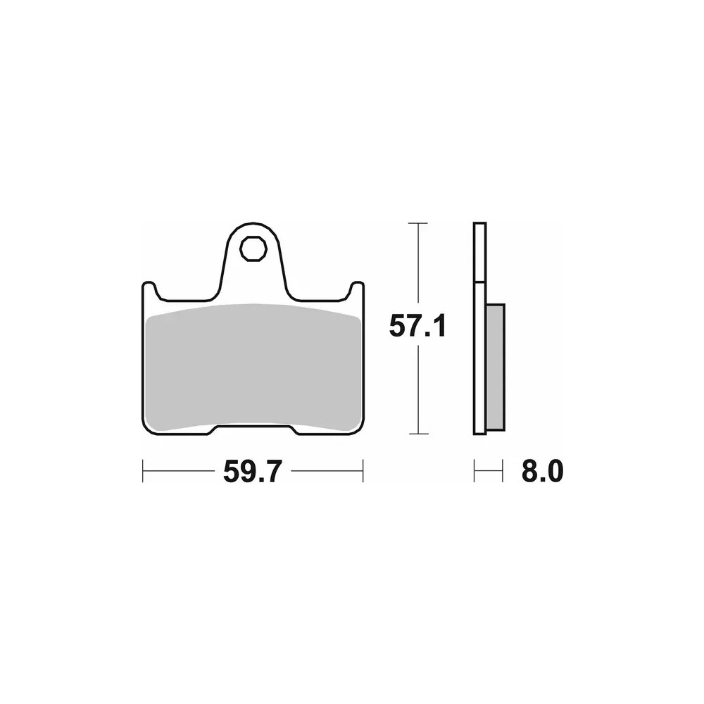 HHF Street Ceramic Organic Brake Pads HHF Street Ceramic Organic Brake Pads