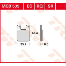 RQ Series Organic Sports Brake Pads