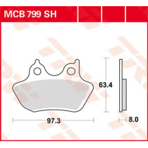 SH Series Sindered Rear Brake Pads