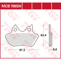 SH Series Sindered Rear Brake Pads