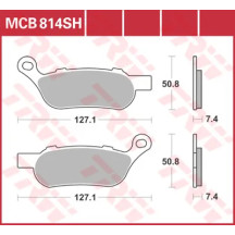 SH Series Sindered Rear Brake Pads