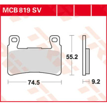 SV Series Sindered Brake Pads