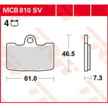 SV Series Sindered Brake Pads
