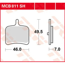 SH Series Sindered Rear Brake Pads