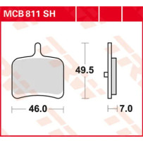 SH Series Sindered Rear Brake Pads