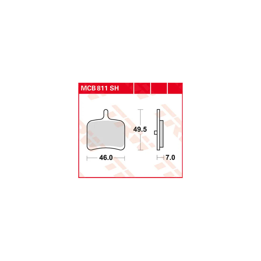 SH Series Sindered Rear Brake Pads
