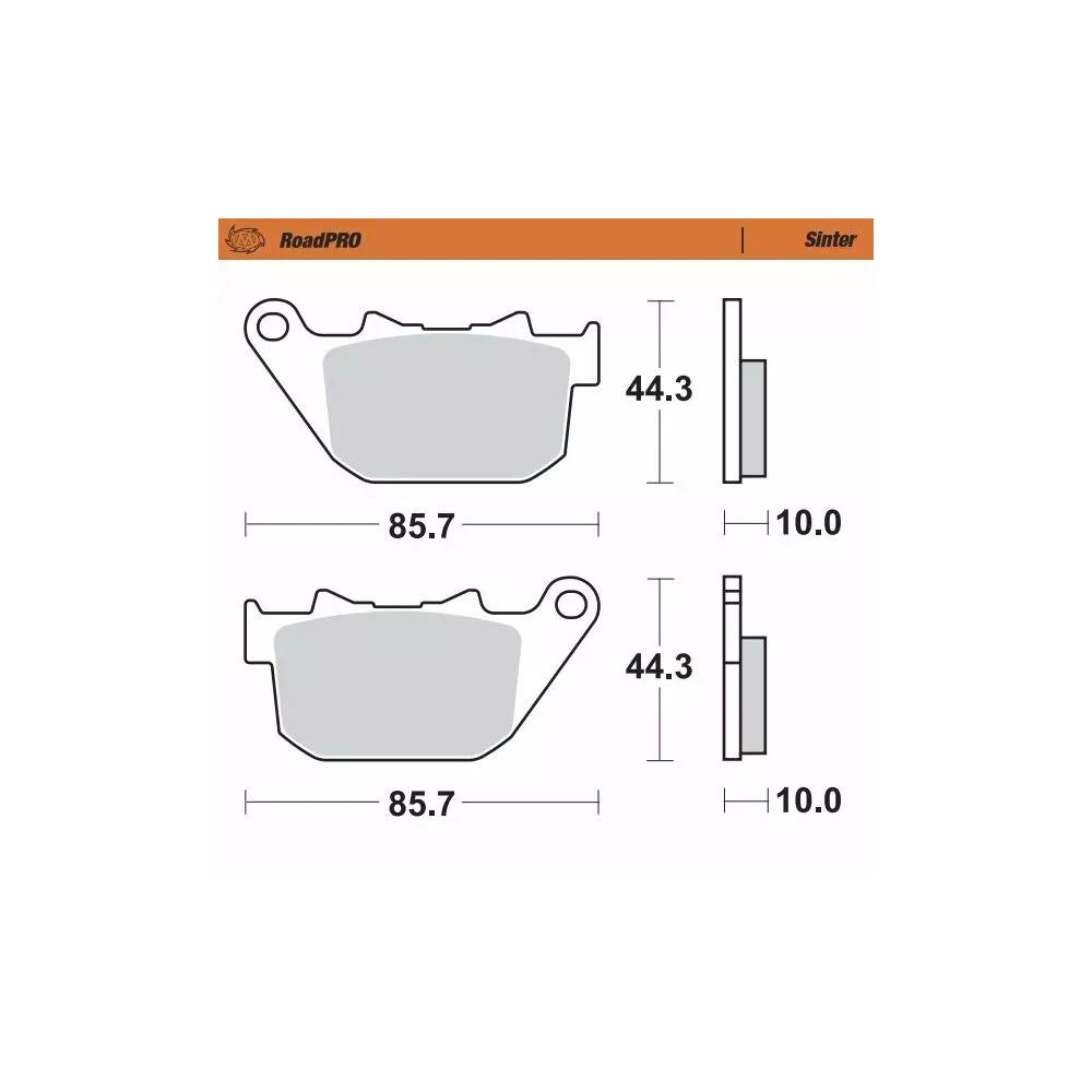 RoadPRO Sinder Brake Pad Rear RoadPRO Sinder Brake Pad Rear