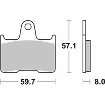 HLS Street Excel Sintered Rear Brake Pads