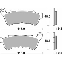 HHF Street Ceramic Organic Brake Pads