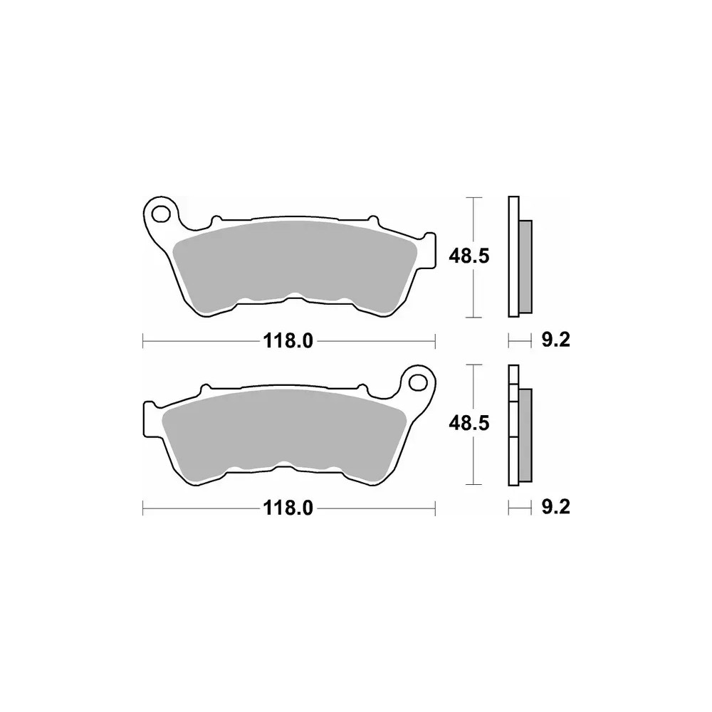 HHF Street Ceramic Organic Brake Pads HHF Street Ceramic Organic Brake Pads