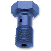 Perno Banjo — M10 x 1.25, Azul