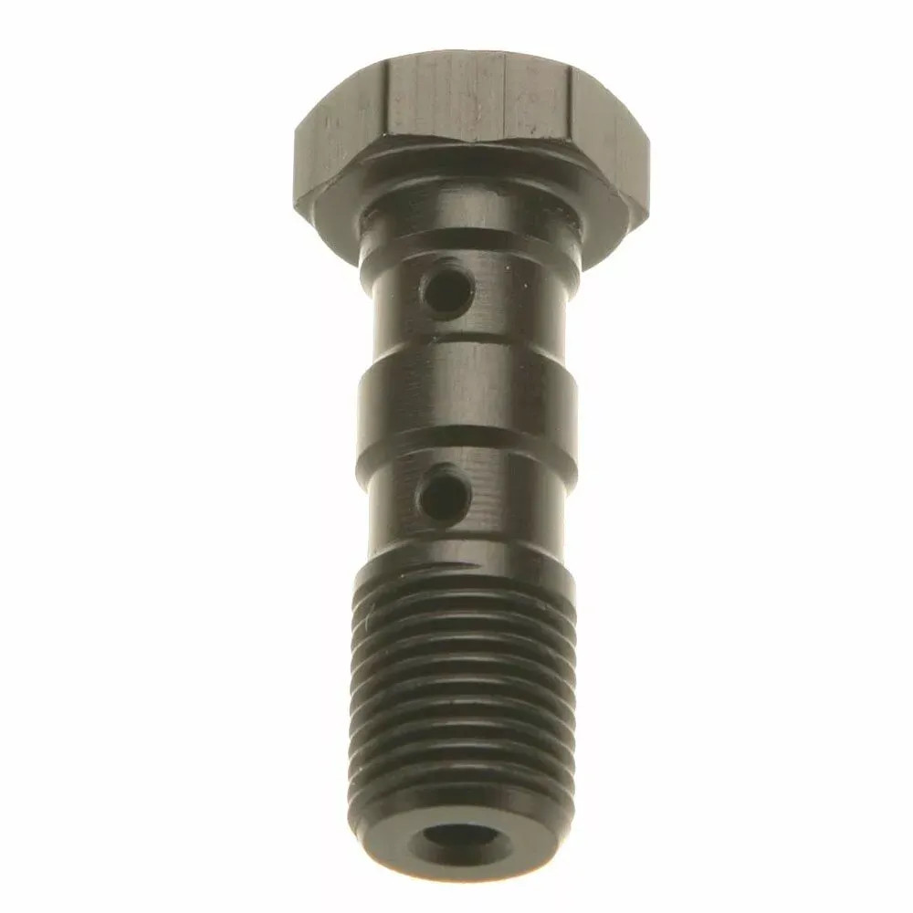 Tornillo banjo — M10 x 1.25, negro