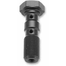 Banjo Bolt — M10 x 1.0, double, black