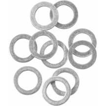Aluminum Sealing Washers — 10 mm inner diameter, 10 pack