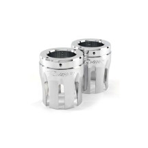 Tapas finales — 10 cm (4\"), Cromo