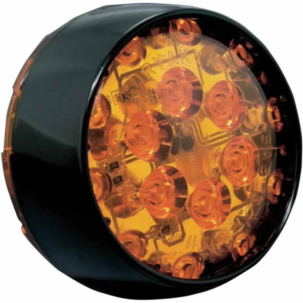 Lens Bull LED Amber T/S Black — KURYAKYN, P/N 5474 Lens Bull LED Amber T/S Black — KURYAKYN, P/N 5474