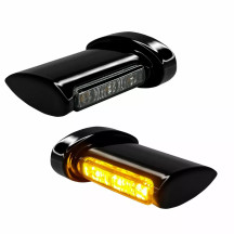 Intermitentes LED Winglets — Trasero, Negro, Ámbar, Par