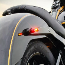 Winglets Micro Fender Flasher 3in1 — rear, black