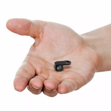 Intermitentes de manillar Serie NANO — 12V, delantero izquierdo/derecho, negro, Harley-Davidson®