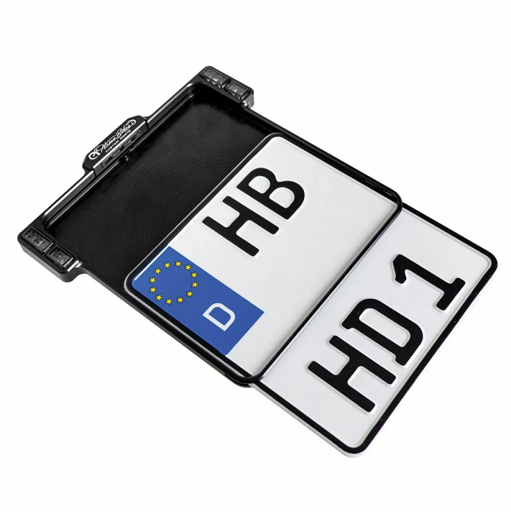 All-in-One 2.0 License Plate Holder w/ LED Plate Lights, Brake and Rear Lights