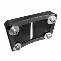 Cubos adaptadores para soporte de matrícula — Harley Davidson®, guardabarros trasero, negro, kit