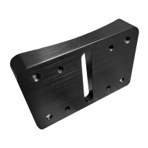 Cubos adaptadores para soporte de matrícula — Harley Davidson®, guardabarros trasero, negro, kit