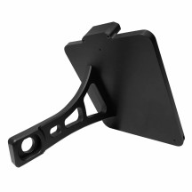 Side Mount License Plate Holder — 13 cm × 21 cm, Black, Harley Davidson®